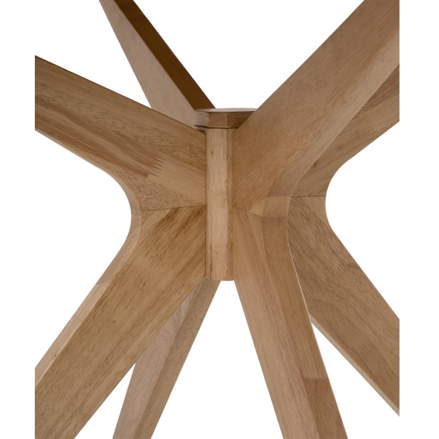 Mesa NORDAK Ø100 cm de Comedor, Roble