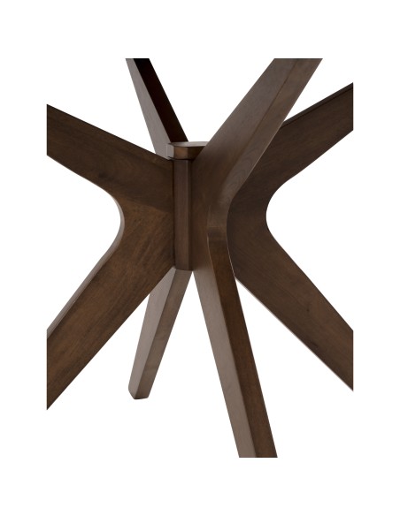 Mesa NORDAK Ø100 cm de Comedor, Nogal