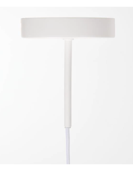 Montura para lámpara de techo Fulvia de metal con acabado blanco