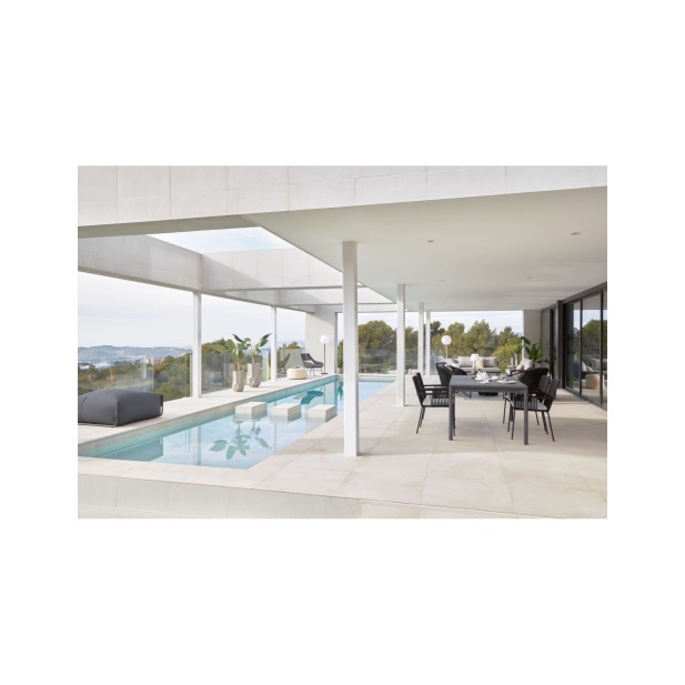 Sofá Branzie 3 plazas de cuerda negro... Sofá Branzie 3 plazas de cuerda negro...