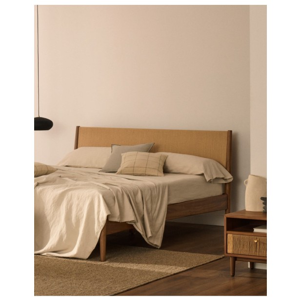 Cama Elan de chapa y madera maciza de...