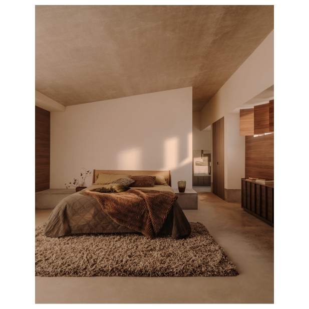 Cama Elan de chapa y madera maciza de...