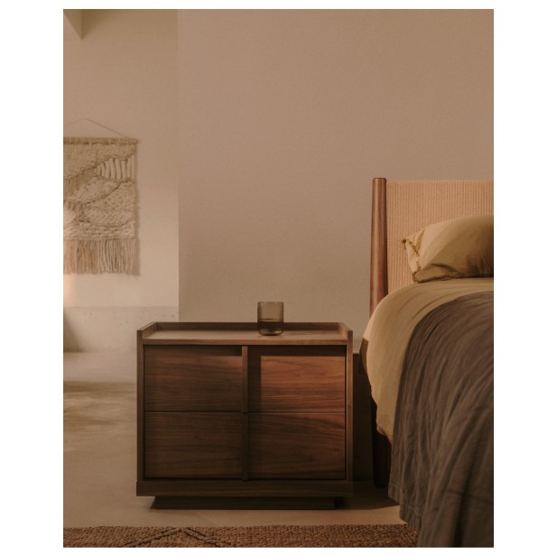 Cama Elan de chapa y madera maciza de...