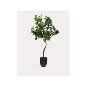 Árbol artificial Ficus con maceta negra 210 cm - Kave Home