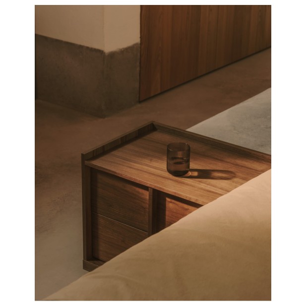 Mesita de noche Onix 2 cajones de... Mesita de noche Onix 2 cajones de...