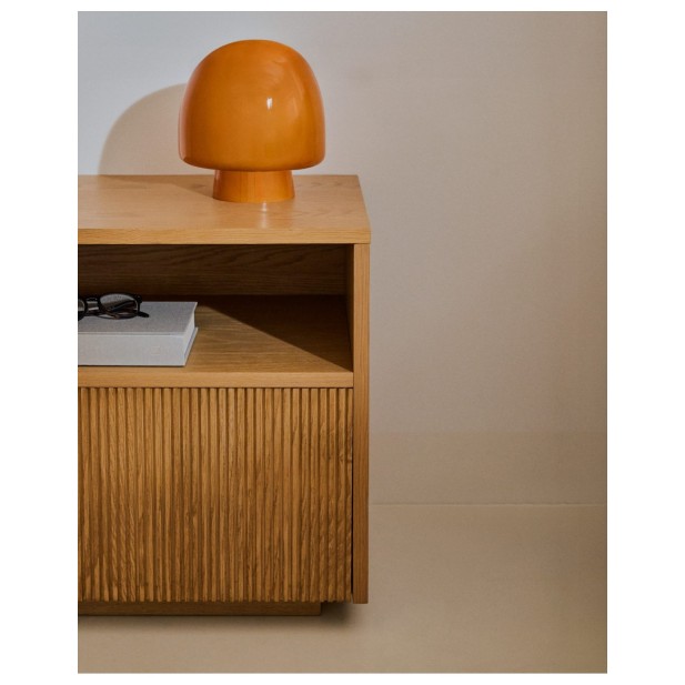 Mesita de noche Helvine 1 cajón de... Mesita de noche Helvine 1 cajón de...