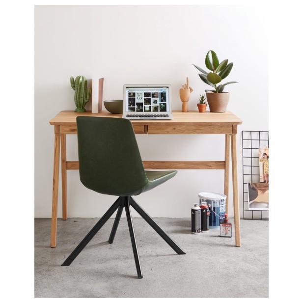 Mesa Julia chapa y madera maciza de... Mesa Julia chapa y madera maciza de...