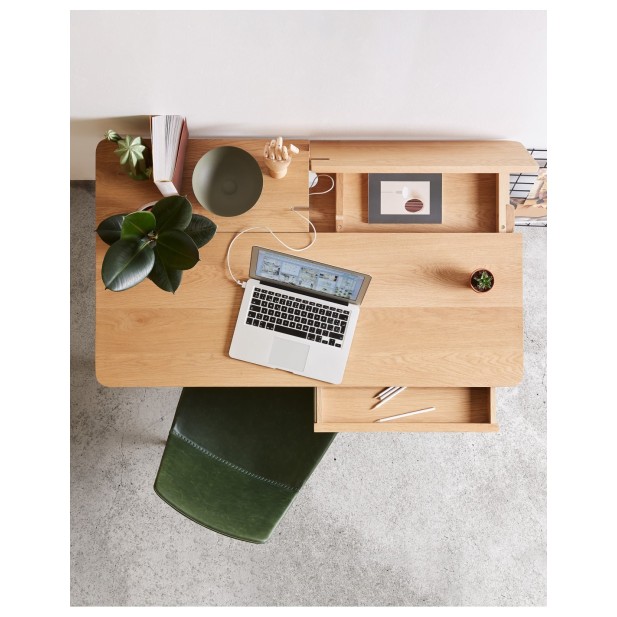 Mesa Julia chapa y madera maciza de... Mesa Julia chapa y madera maciza de...