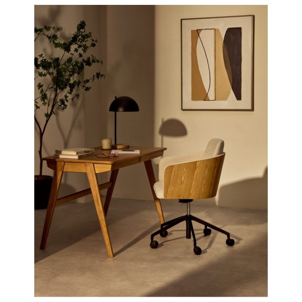 Mesa Julia chapa y madera maciza de... Mesa Julia chapa y madera maciza de...