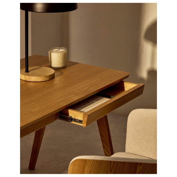 Mesa Julia chapa y madera maciza de... Mesa Julia chapa y madera maciza de...