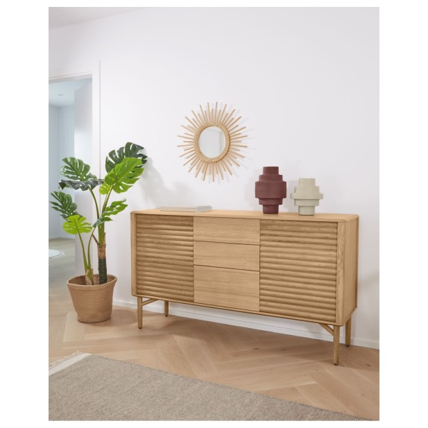 Planta artificial Monstera con maceta...