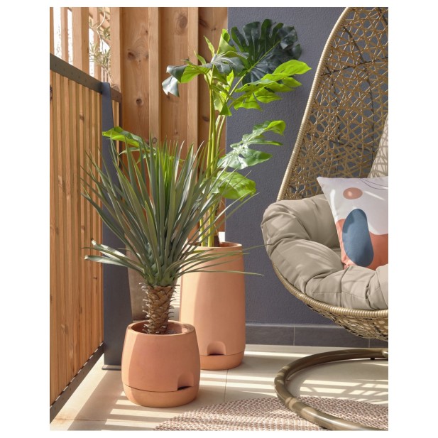 Planta artificial Monstera con maceta...