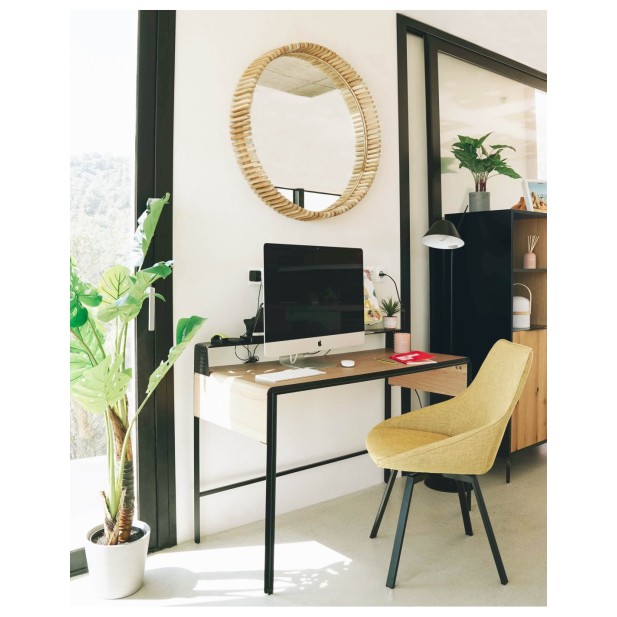 Planta artificial Monstera con maceta...