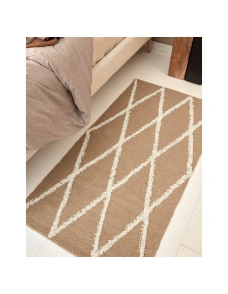 Funda cama Dyla de borreguito blanco para colchón de 160 x 200 cm - Kave Home