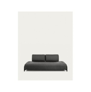 Módulo Compo 3 plazas gris oscuro 232 cm - Kave Home