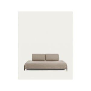 Módulo Compo 3 plazas beige 232 cm - Kave Home