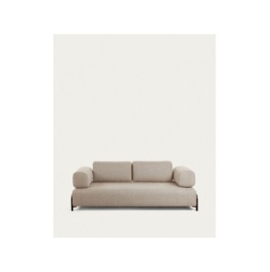 Módulo Compo 3 plazas beige 232 cm - Kave Home 2