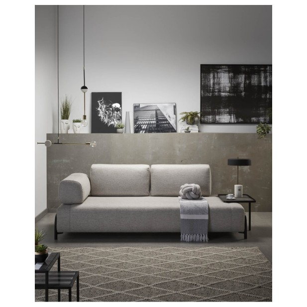 Módulo Compo 3 plazas beige 232 cm -...