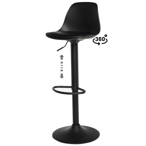 Taburete Alto Regulable EMIL 62/82...