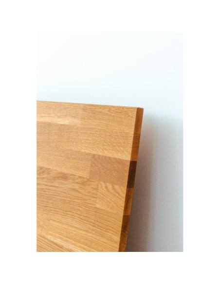 Cama MONTANA 140 cm de Madera Maciza en Roble Aceitado - Olivia Living