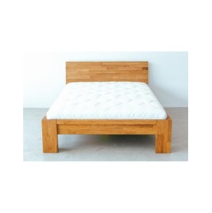 Cama MONTANA 160 cm de Madera Maciza en Roble Aceitado -... 2