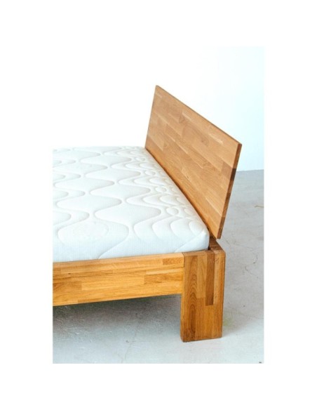 Cama MONTANA 160 cm de Madera Maciza en Roble Aceitado - Olivia Living