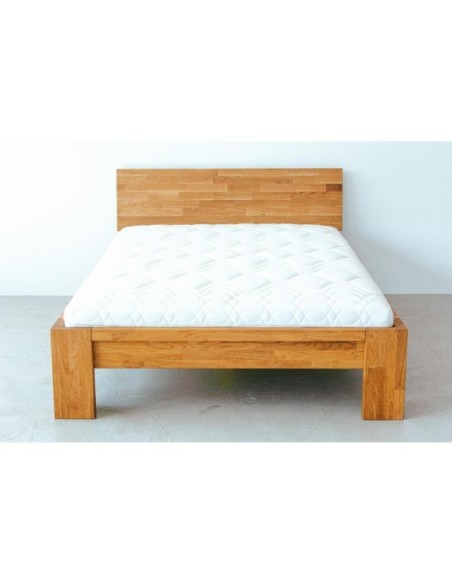 Cama MONTANA 180 cm de Madera Maciza en Roble Aceitado - Olivia Living