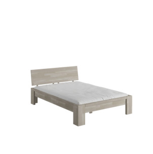 Cama MONTANA 160 cm de Madera Maciza en Roble Sonoma -...