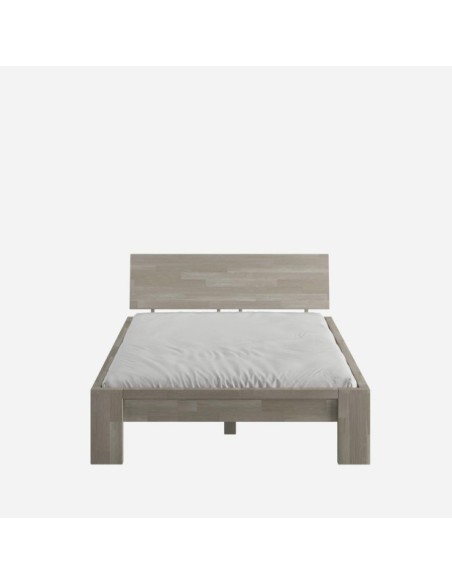 Cama MONTANA 160 cm de Madera Maciza en Roble Sonoma - Olivia Living