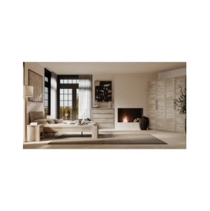 Cama MONTANA 180 cm de Madera Maciza en Roble Sonoma -... 2