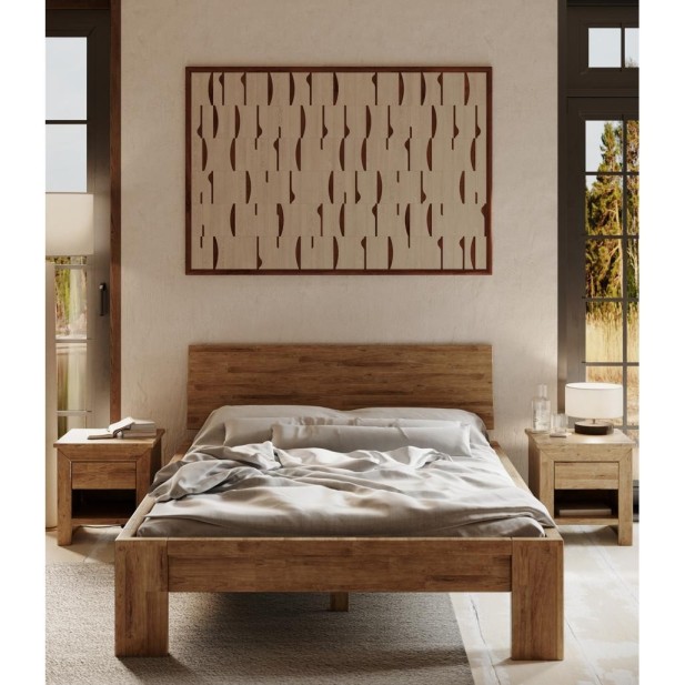 Cama MONTANA 140 cm de Madera Maciza...