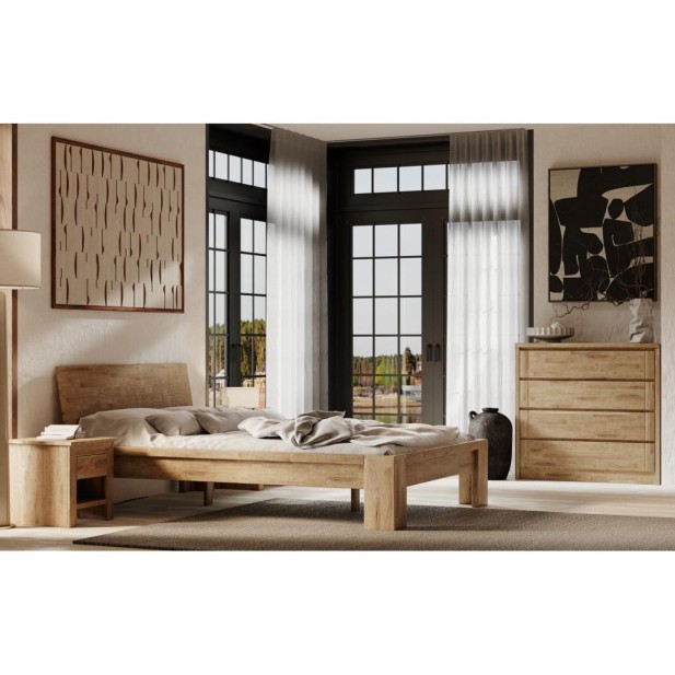 Cama MONTANA 140 cm de Madera Maciza...