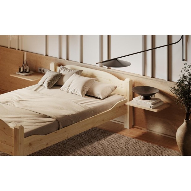Cama LIVA 90 cm de Madera Maciza en...
