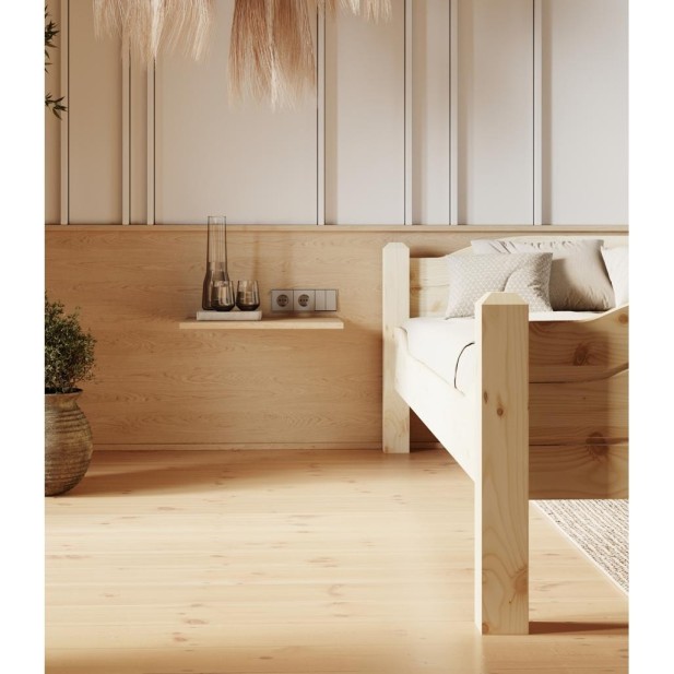 Cama LIVA 90 cm de Madera Maciza en...