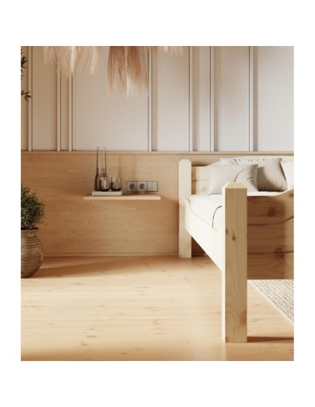 Cama LIVA 90 cm de Madera Maciza en Pino Lacado - Olivia Living