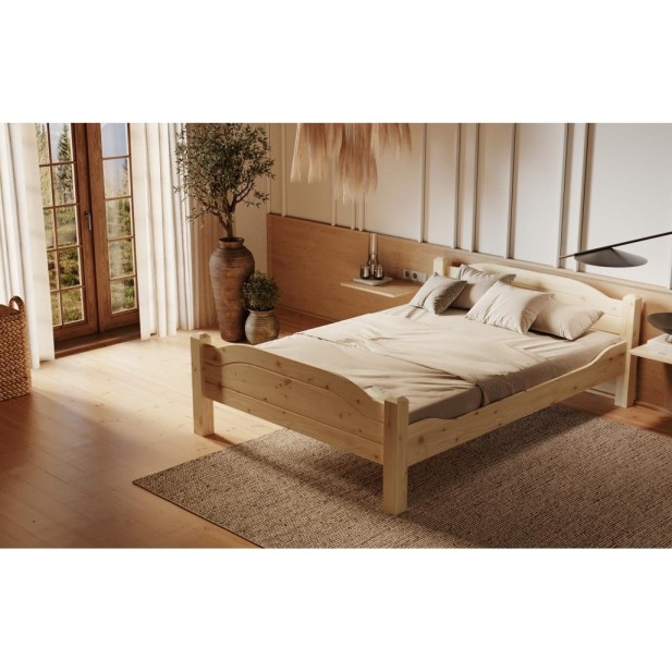 Cama LIVA 90 cm de Madera Maciza en...