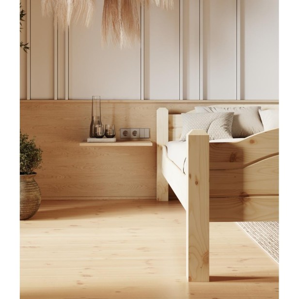 Cama LIVA 160 cm de Madera Maciza en...