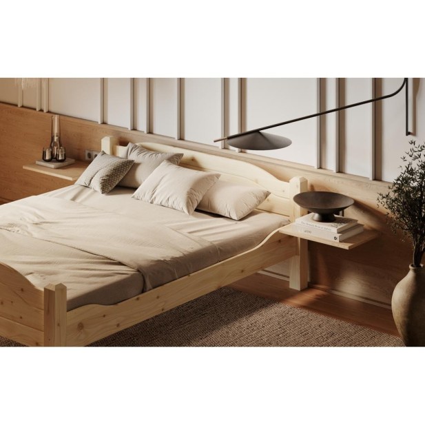 Cama LIVA 180 cm de Madera Maciza en...