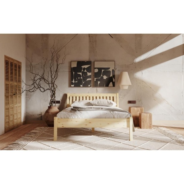 Cama TONJA 90 cm de Madera Maciza en...