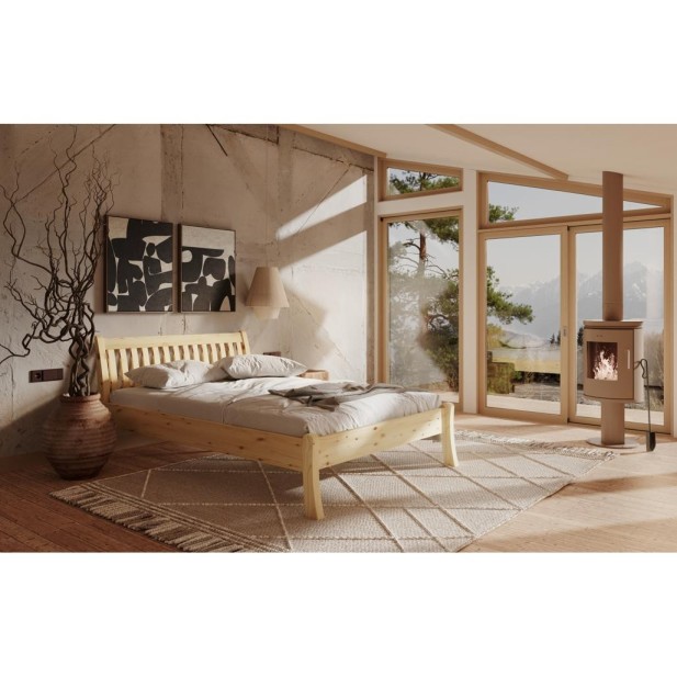 Cama TONJA 90 cm de Madera Maciza en...