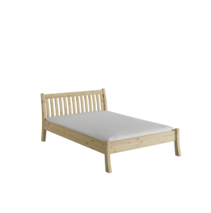 Cama TONJA 180 cm de Madera Maciza en Pino Lacado -...