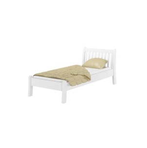 Cama TONJA WHITE 90 cm de Madera Maciza en Pino Blanco -...