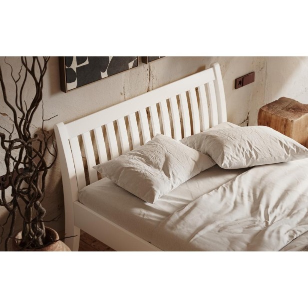 Cama TONJA WHITE 90 cm de Madera...