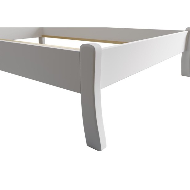 Cama TONJA WHITE 140 cm de Madera...