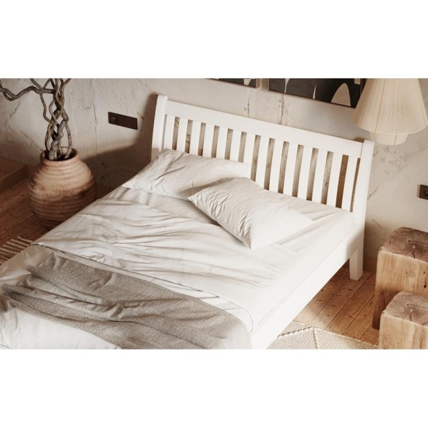 Cama TONJA WHITE 180 cm de Madera...