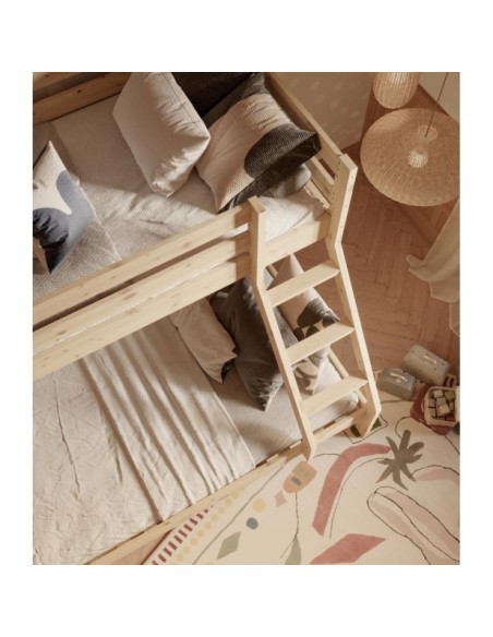 Litera DENIS de Madera Maciza en Pino Lacado - Olivia Living