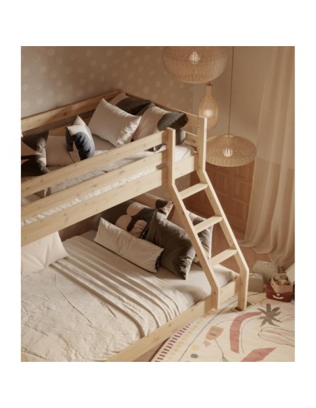 Litera DENIS de Madera Maciza en Pino Lacado - Olivia Living