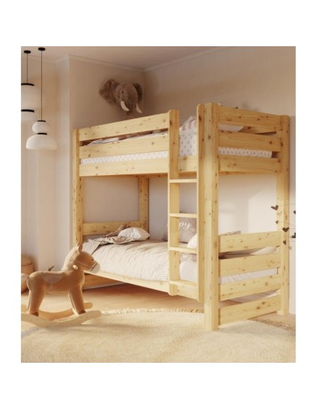 Litera JAN de Madera Maciza en Pino Lacado - Olivia Living