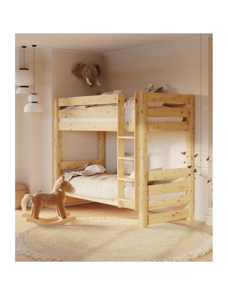 Litera JAN de Madera Maciza en Pino Lacado - Olivia Living