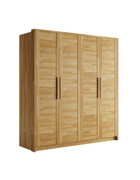 Armario TIMO 4T WG en Roble Aceitado - Olivia Living